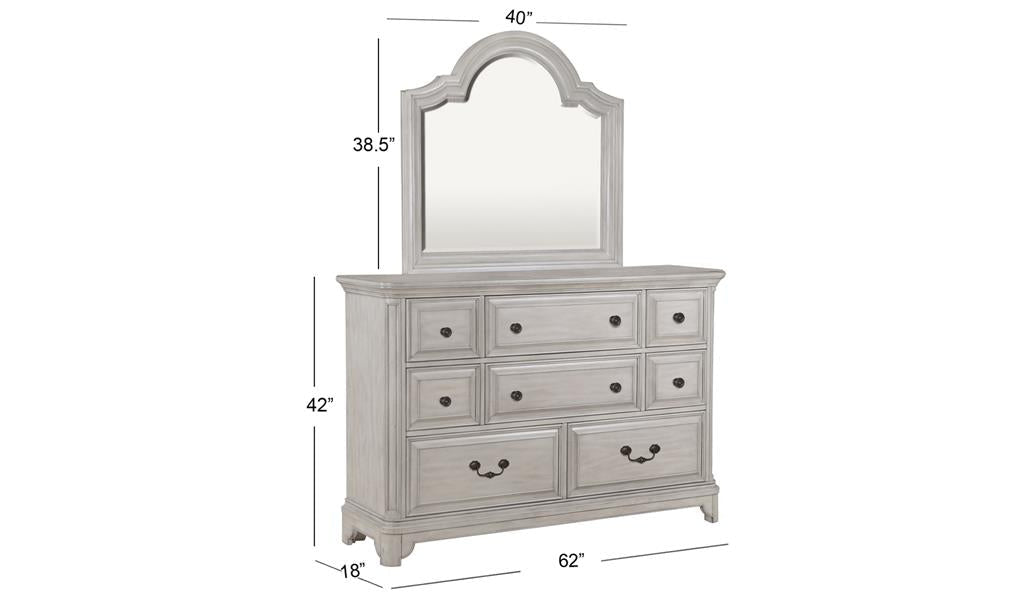 Drawer Dresser-Dressers-Jennifer Furniture