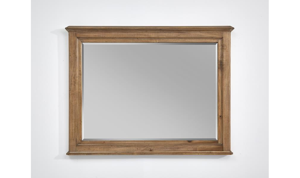 Magnussen Cambridge Landscape Rectangular Mirror in Brown