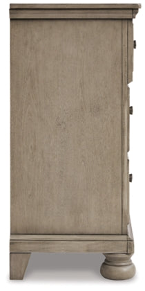 Lettner Five Drawer Chest-Storage Chests-Jennifer Furniture