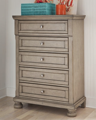 Lettner Five Drawer Chest-Storage Chests-Jennifer Furniture