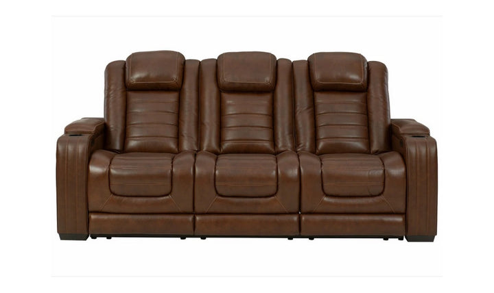 Modern Heritage Backtrack Leather Power Reclining Living Room Set