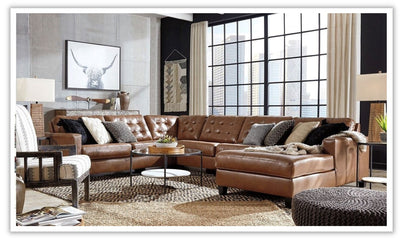Baskove Sectional-Sectional Sofas-Jennifer Furniture