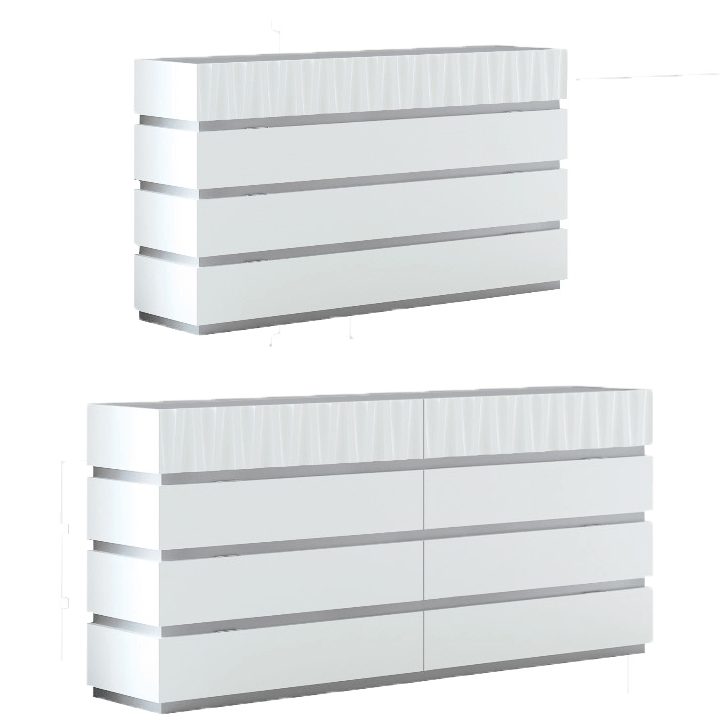 ESF Furniture Marina Wooden Dresser (4 Drawers/ 8 Drawers)