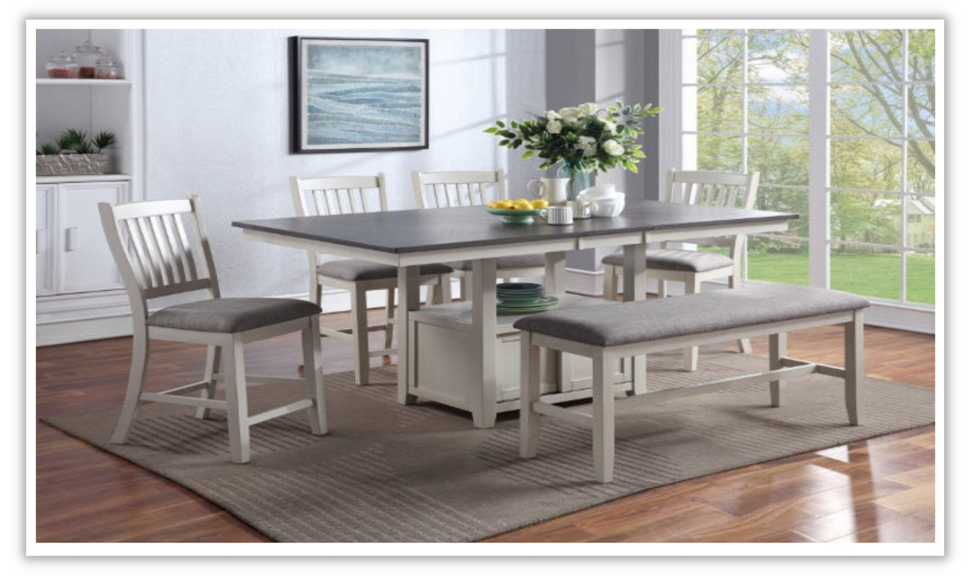 Buford Counter Height Dining Set-Dining Sets-Jennifer Furniture