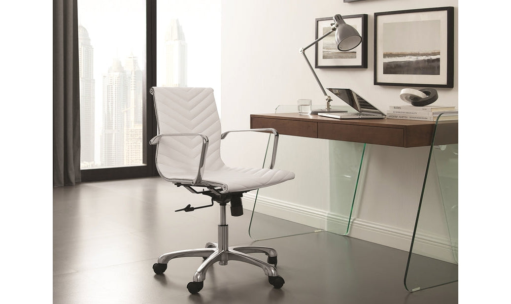 Archie office desk in gray