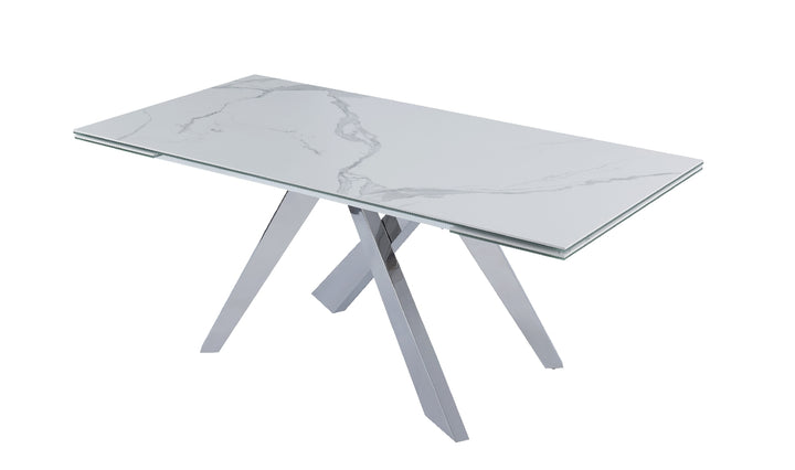 Carrara Extension Dining Table-Dining Tables-Jennifer Furniture
