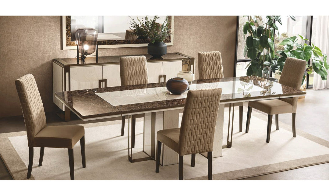 ESF Italia Poesia 2 Door/ 4 Door Wooden Buffet in Light Beige Finish