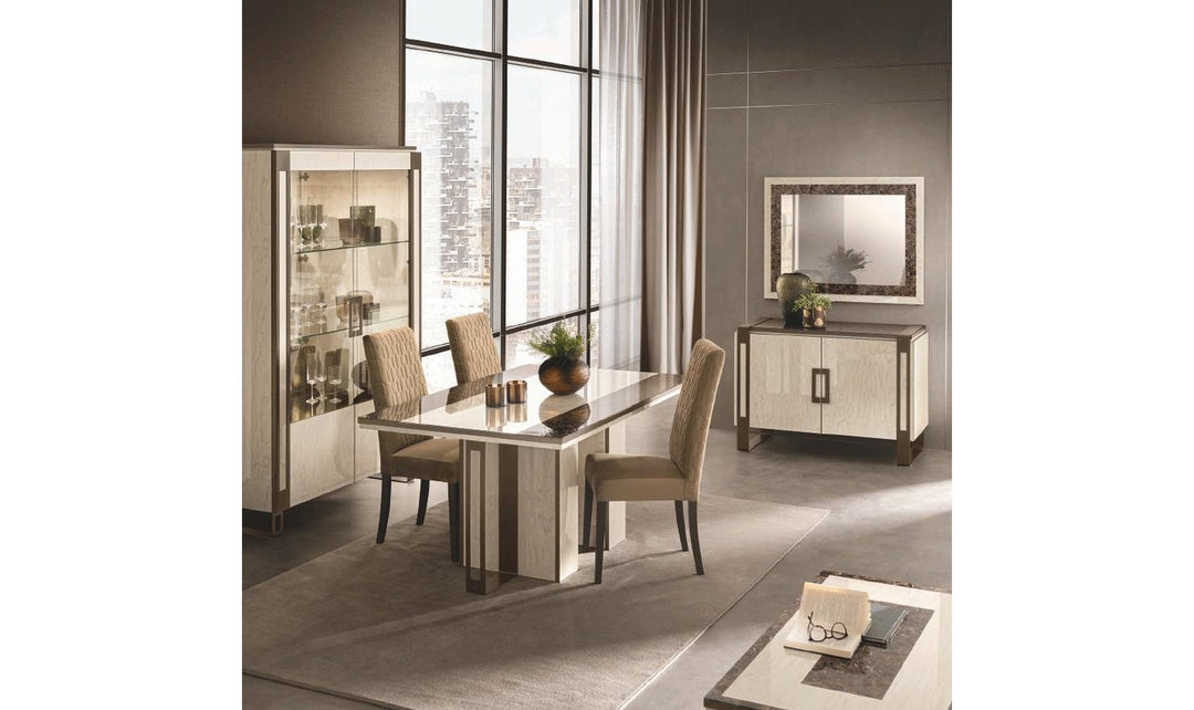ESF Italia Poesia 2 Door/ 4 Door Wooden Buffet in Light Beige Finish