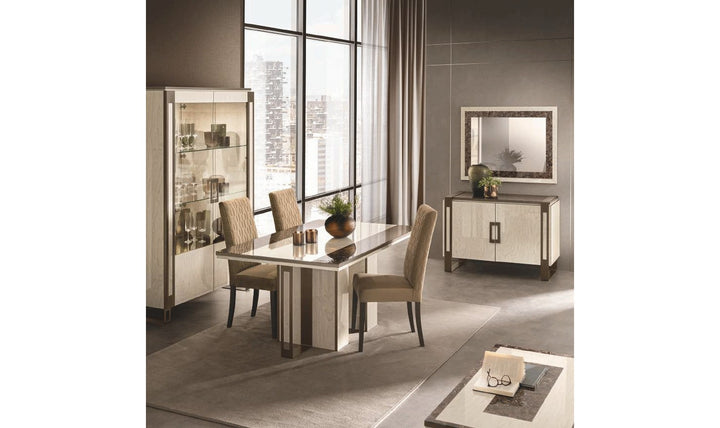 ESF Italia Poesia 2 Door/ 4 Door Wooden Buffet in Light Beige Finish