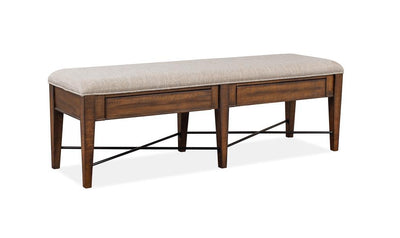 Bay Creek Bench w-Upholstered Seat