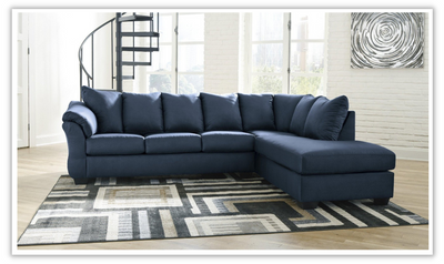 Darcy 2 Piece Sectional-Sectional Sofas-Jennifer Furniture