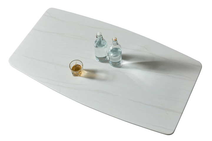 ESF Furniture Allen Rectangular Marble Top Coffee Table - 102
