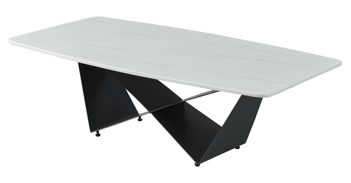 ESF Furniture Allen Rectangular Marble Top Coffee Table - 102