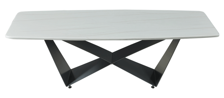 ESF Furniture Allen Rectangular Marble Top Coffee Table - 102