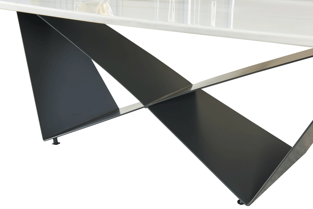 ESF Furniture Allen Rectangular Marble Top Coffee Table - 102