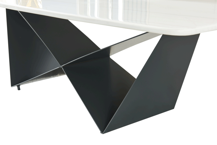 ESF Furniture Allen Rectangular Marble Top Coffee Table - 102