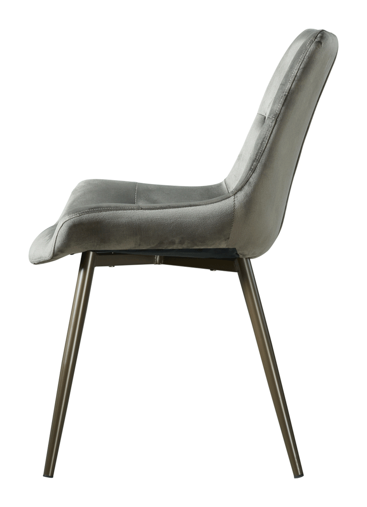 ESF Italia Angelica X-Cross Base Dining Table with Brown Marble Top
