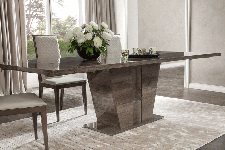ESF Italia Medea Extendable Dining Table in Vintage Oak Finish