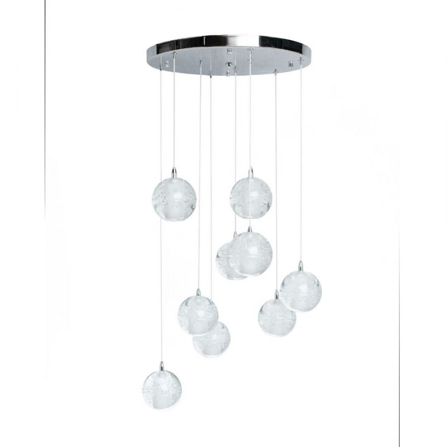 Crystal Spheres Chandelier