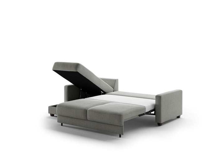 Luonto Hampton L-Shaped Fabric Sectional Sofa Sleeper