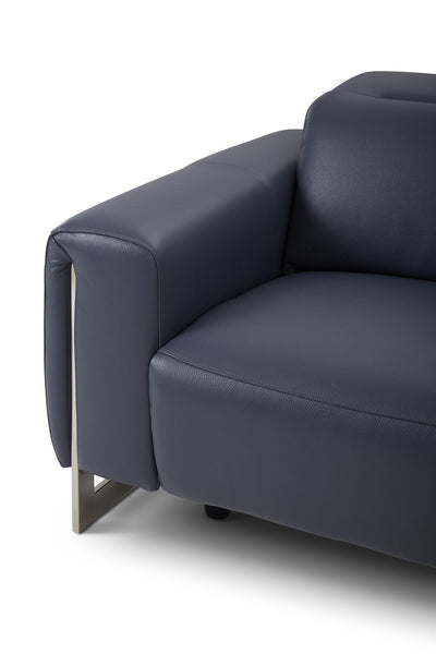 Latitude / Hudson Leather Recliner 6PC Sectional with Power Motion