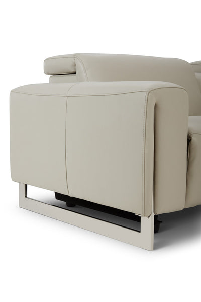 Latitude / Hudson Leather Recliner 6PC Sectional with Power Motion