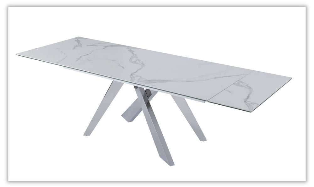 Carrara Extension Dining Table-Dining Tables-Jennifer Furniture