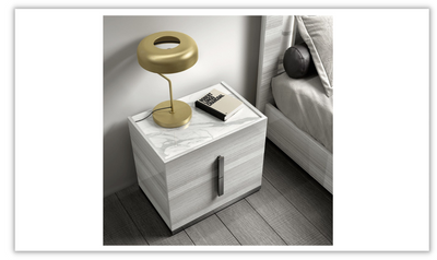 Carrara Night Stand-Nightstands-Jennifer Furniture