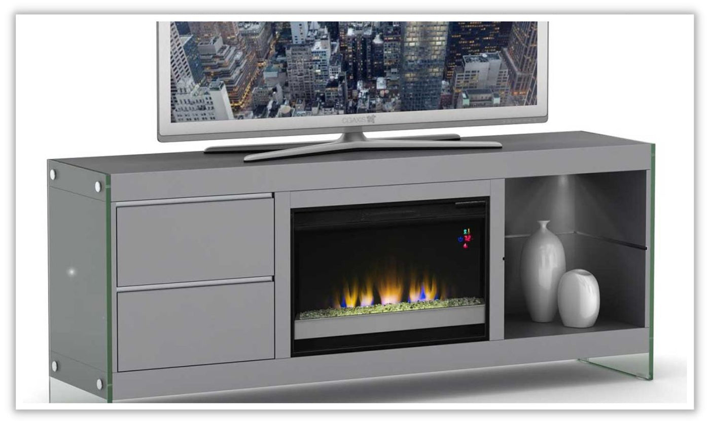 Biscayne Electric Fireplace TV Console