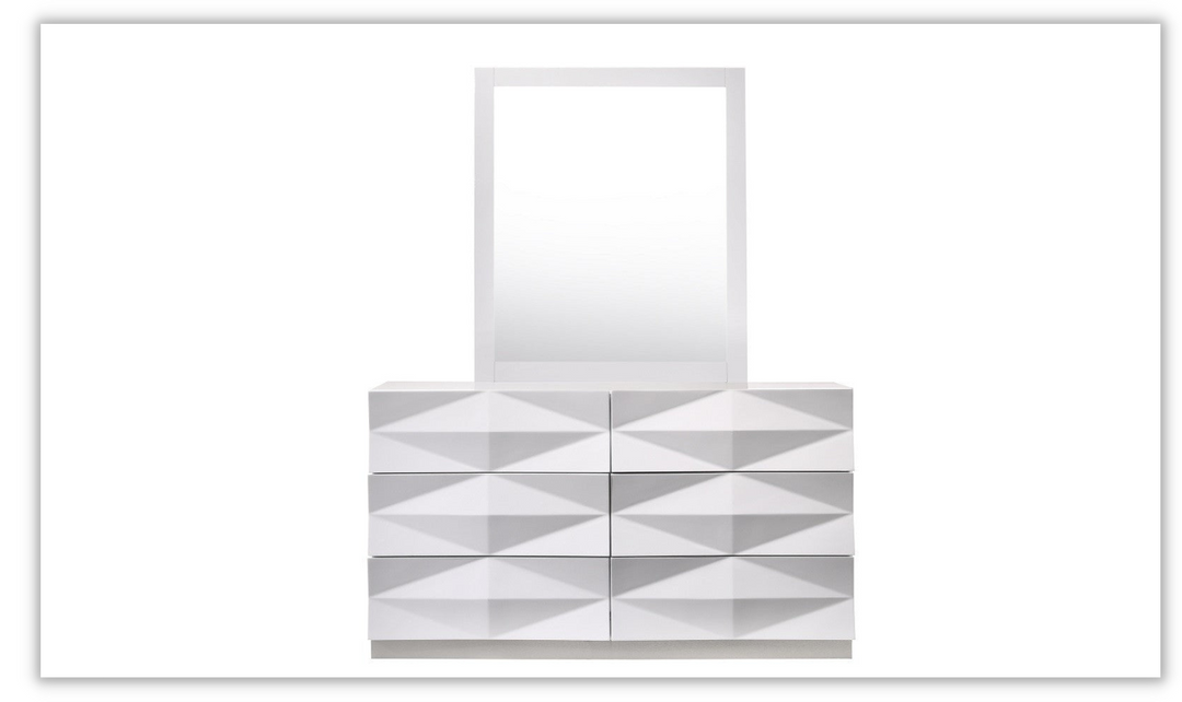 Verona Dresser with Mirror-Dressers-Jennifer Furniture