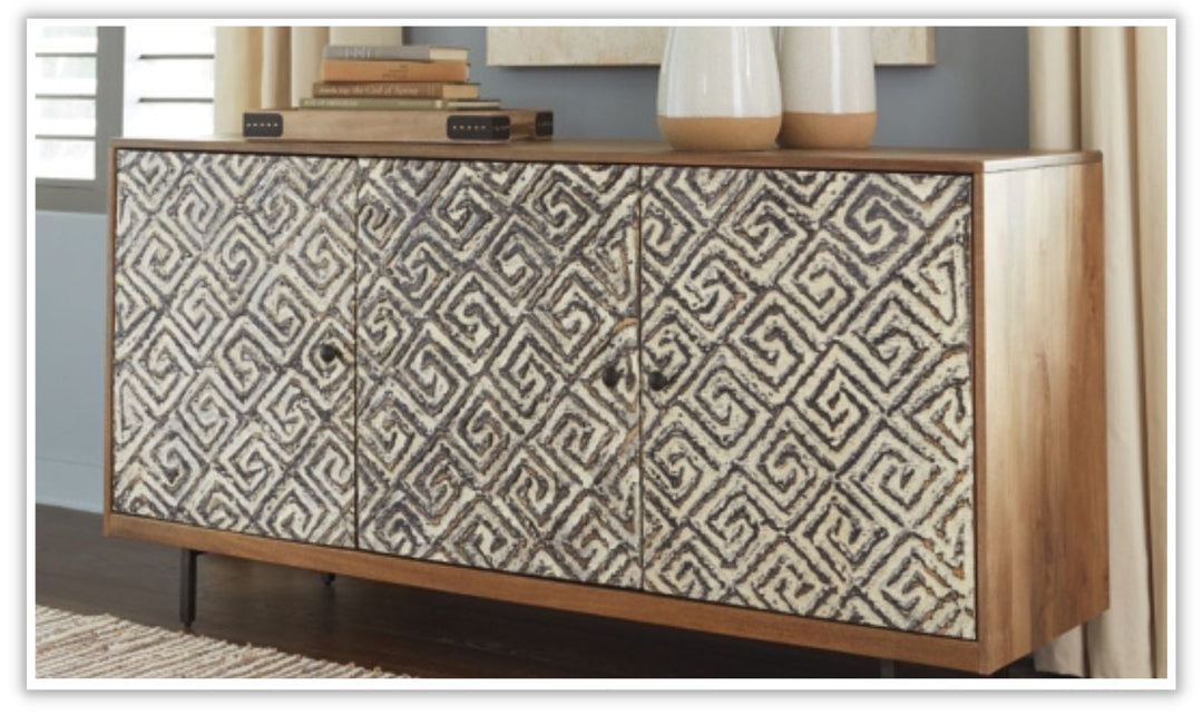 Kerrings 3 Shelves Accent Cabinet-Jennifer