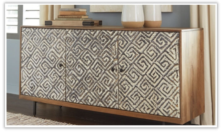Kerrings 3 Shelves Accent Cabinet-Jennifer