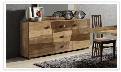 Picasso 3 Door Buffet Cabinet-Buffets-Jennifer Furniture