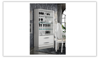 Carmen 2-Door Curio-Curios-Jennifer Furniture