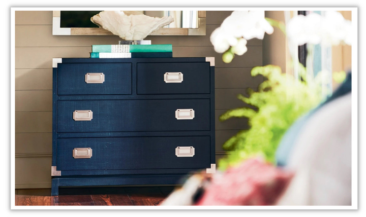COASTAL CAMPAIGN CHEST-Storage Chests-Jennifer Furniture