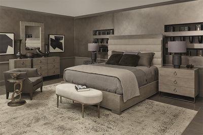 Linea Channel Tufted Bed-Beds-Jennifer Furniture