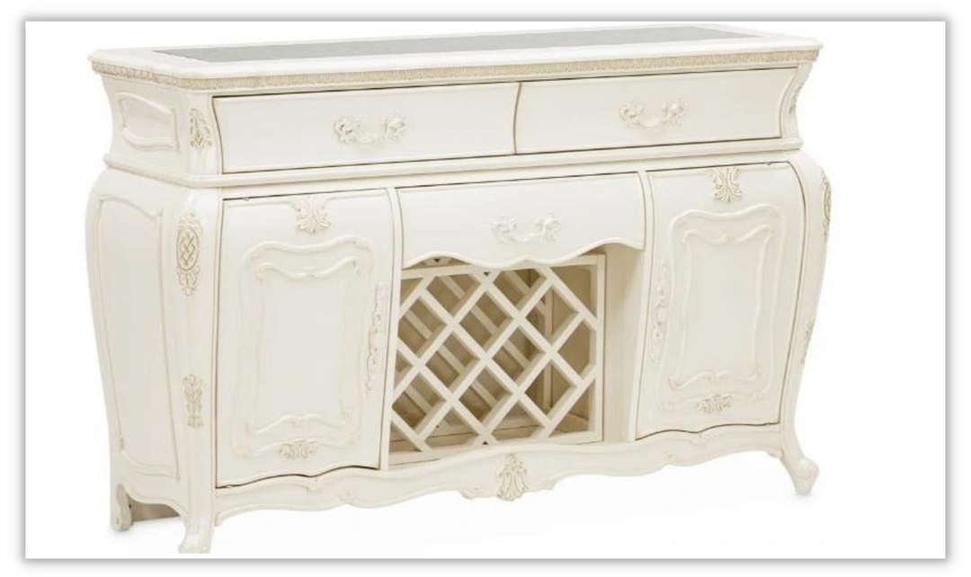 AICO Lavelle Rectangle Sideboard in Beige