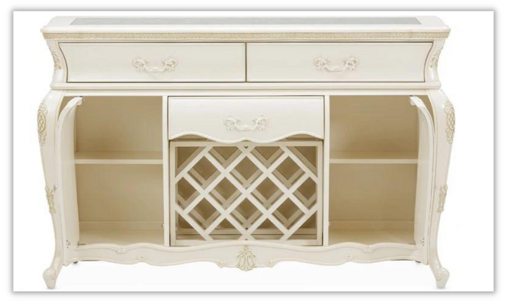 AICO Lavelle Rectangle Sideboard in Beige