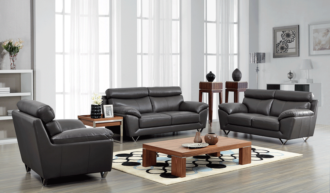 ESF Furniture Atticus 2-Seater Italian Leather Sofa
