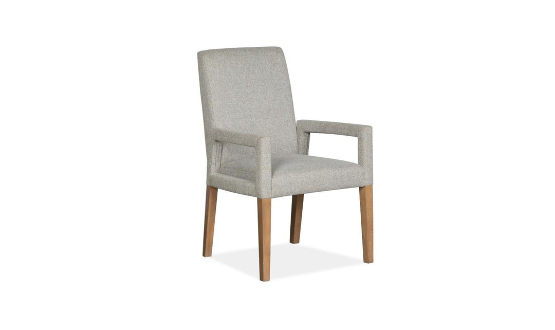 Lindon Gray Dining  Arm Chair