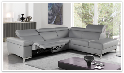Megan Sectional in White