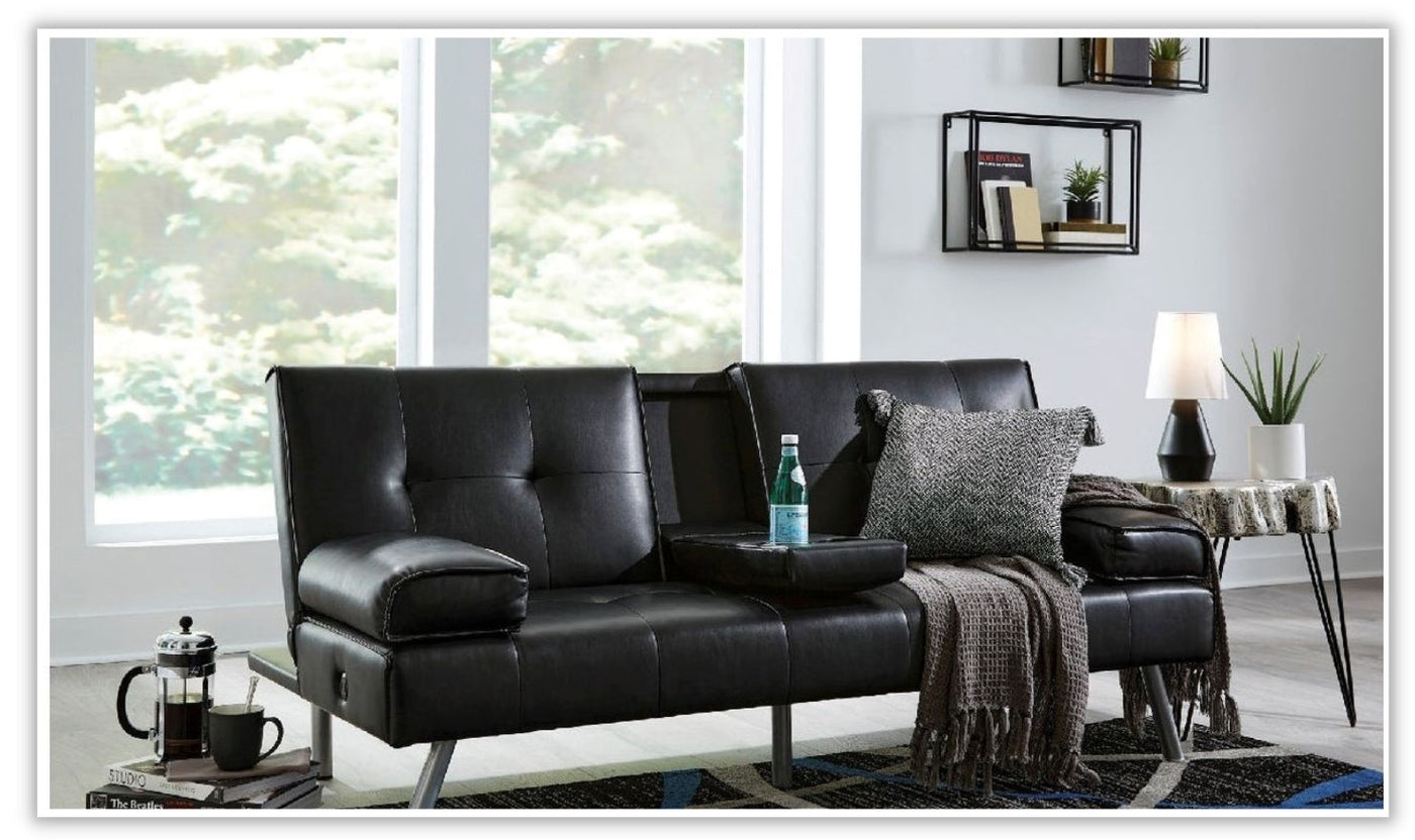 Mirclay Flip Flop Sofa-Futons-Jennifer Furniture