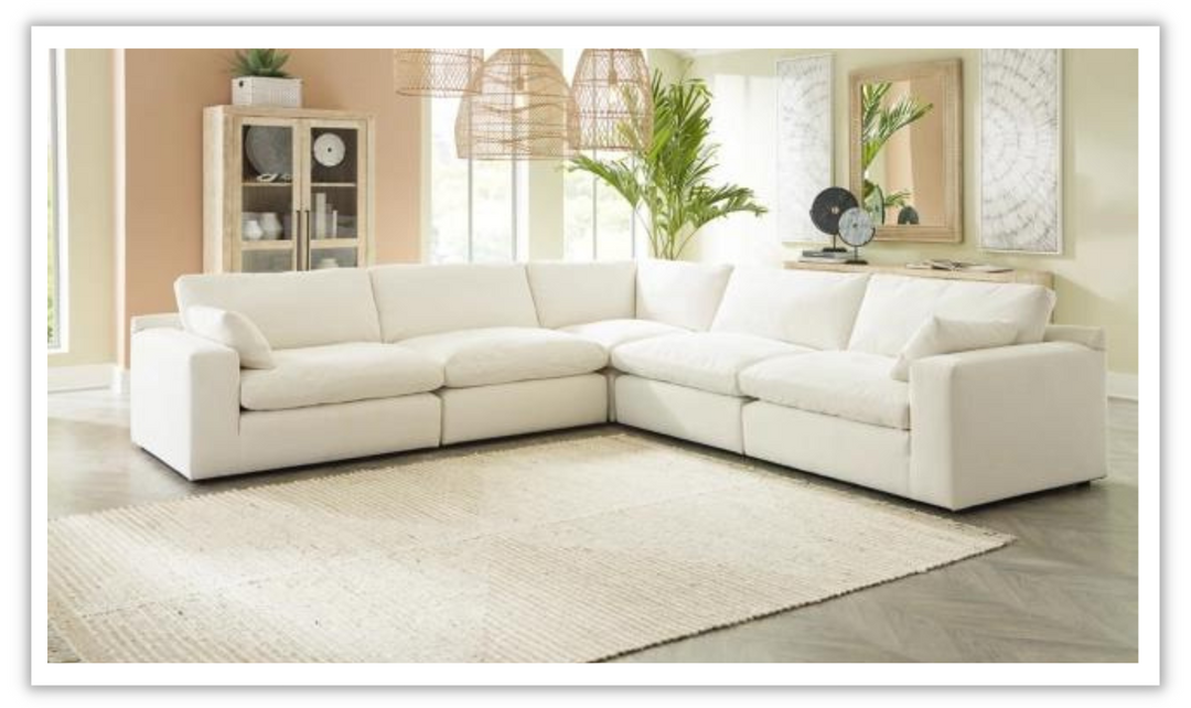 Modern Heritage Next Gen Gaucho Power Recliner Sectional Sofa with Adjustable Headrest