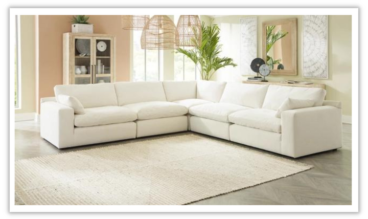 Modern Heritage Next Gen Gaucho Power Recliner Sectional Sofa with Adjustable Headrest