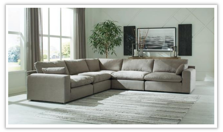 Next Gen Gaucho Power Recliner Sectional Sofa with Adjustable Headrest