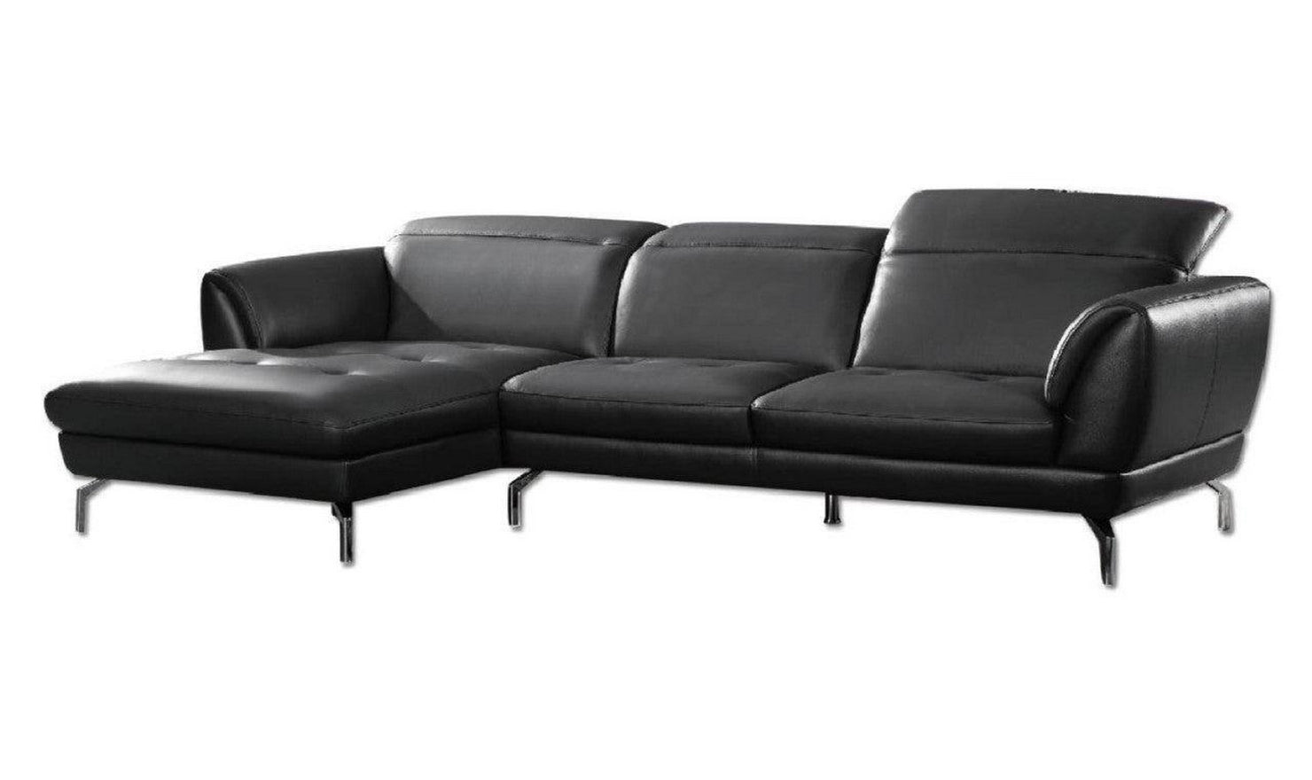 Orchard Stationary Leather L-Shaped Sectional