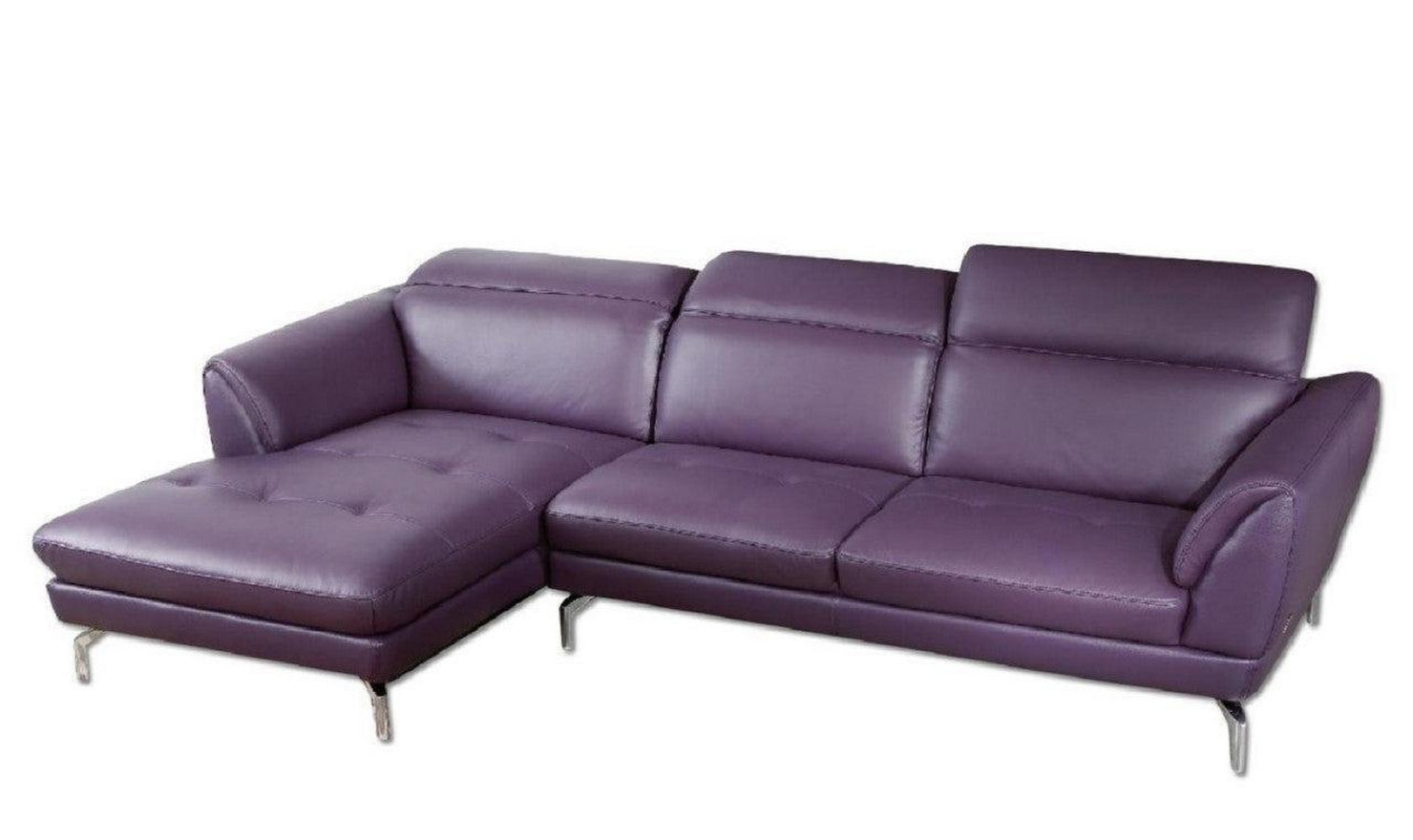 Orchard Stationary Leather L-Shaped Sectional