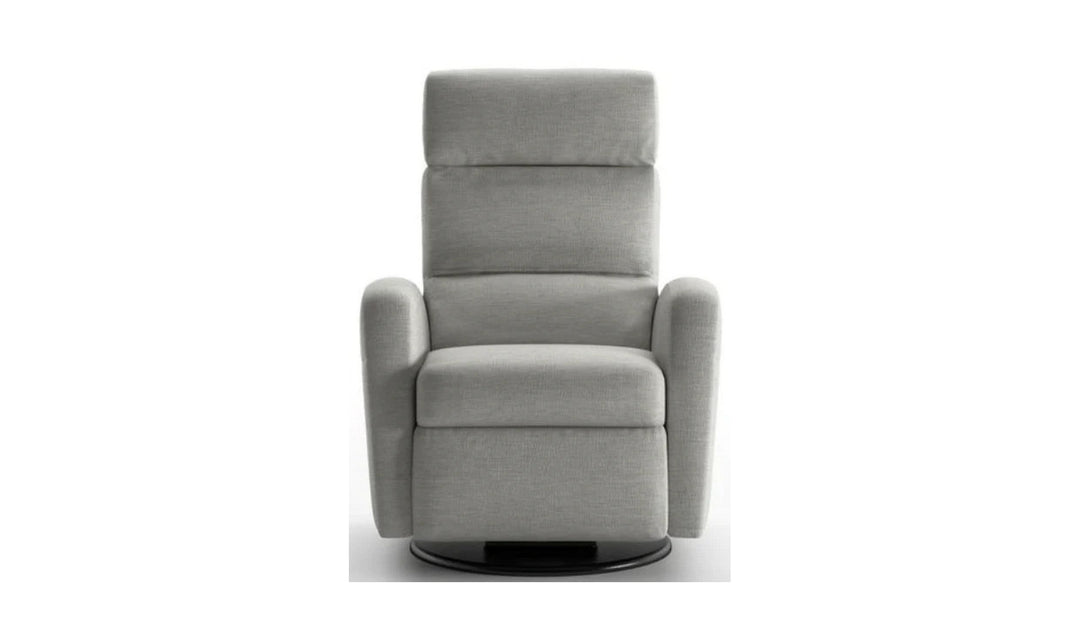 Luonto Sloped Fabric Recliner Chair with Swivel Base