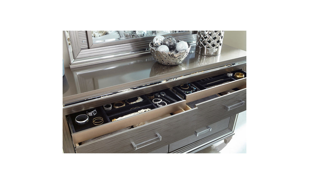 Tamsin Silver Gray Metallic Storage Platform Bedroom Set, Transitional Sets from Homelegance Tamsin Silver Gray Metallic Storage Platform Bedroom Set, Transitional Sets from Homelegance