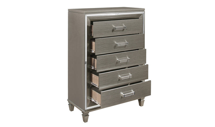 Home Elegance Tamsin 5 Drawer Wooden Chest